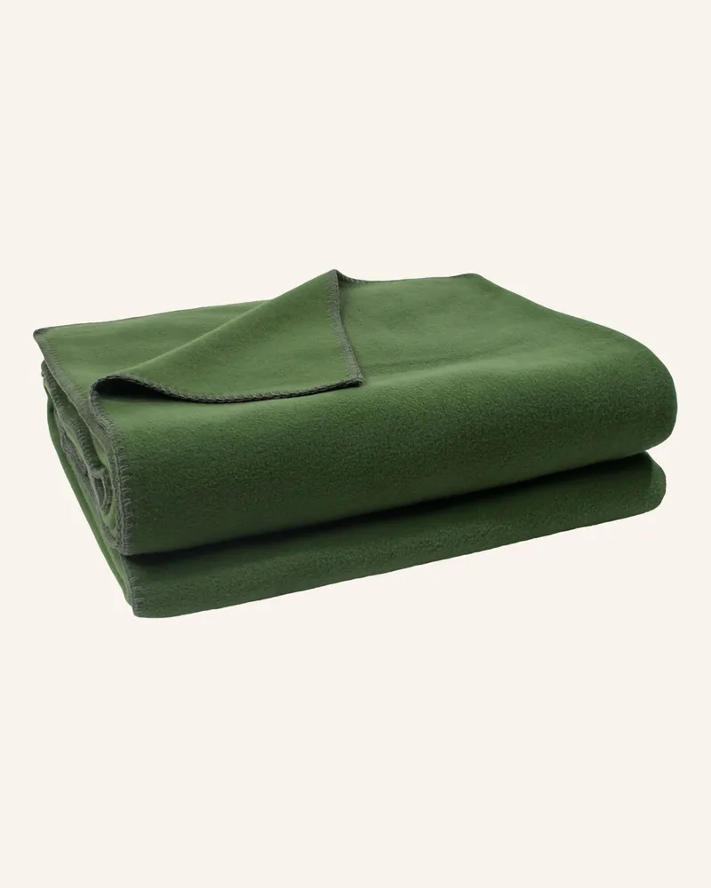 Zoeppritz Plaid Soft-Fleece gruen Grün
