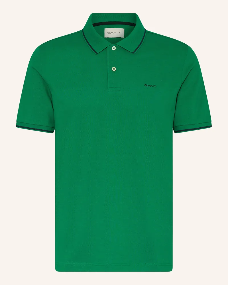 Gant Piqué-Poloshirt Grün