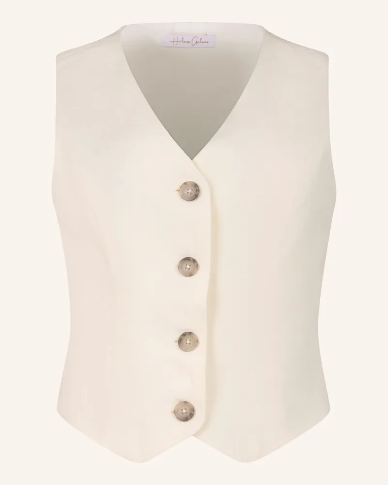 Helene Galwas Taillierte Weste Kendy weiss Weiss