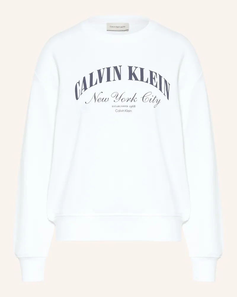 Calvin Klein Sweatshirt weiss Weiss