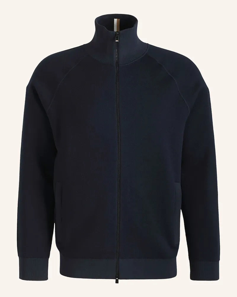 HUGO BOSS Strickjacke DOMICO Dunkelblau