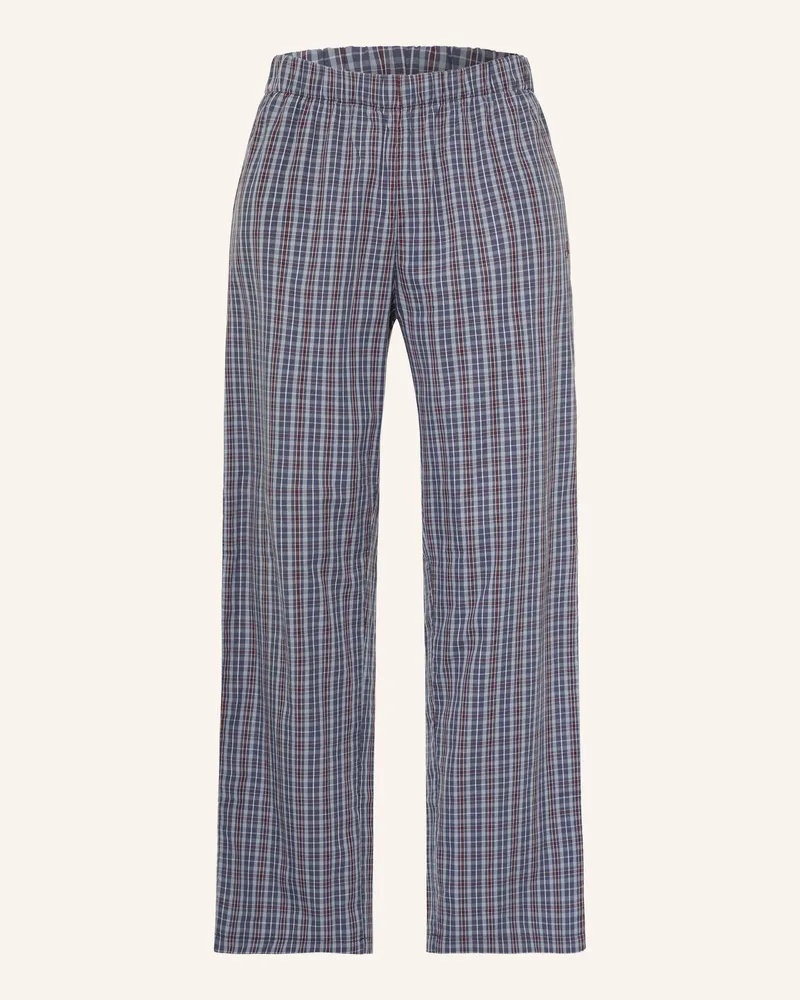 Marc O'Polo Schlafhose blau Hellblau