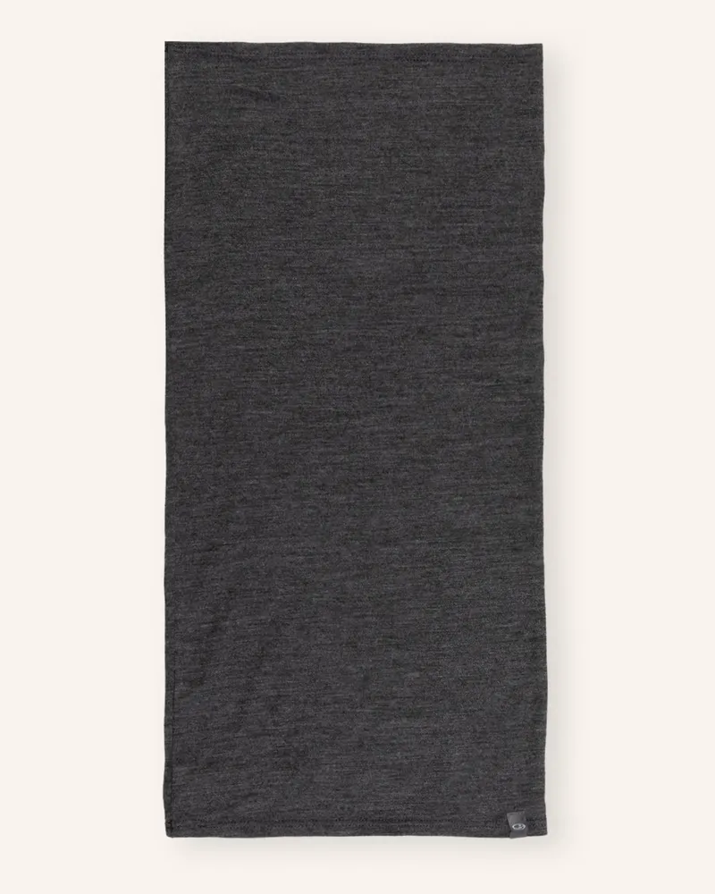 Icebreaker Multifunktionstuch FLEXI CHUTE aus Merinowolle Dunkelgrau