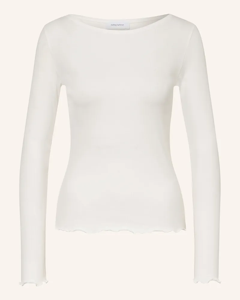 Darling Harbour Longsleeve mit Rüschen Offwhite