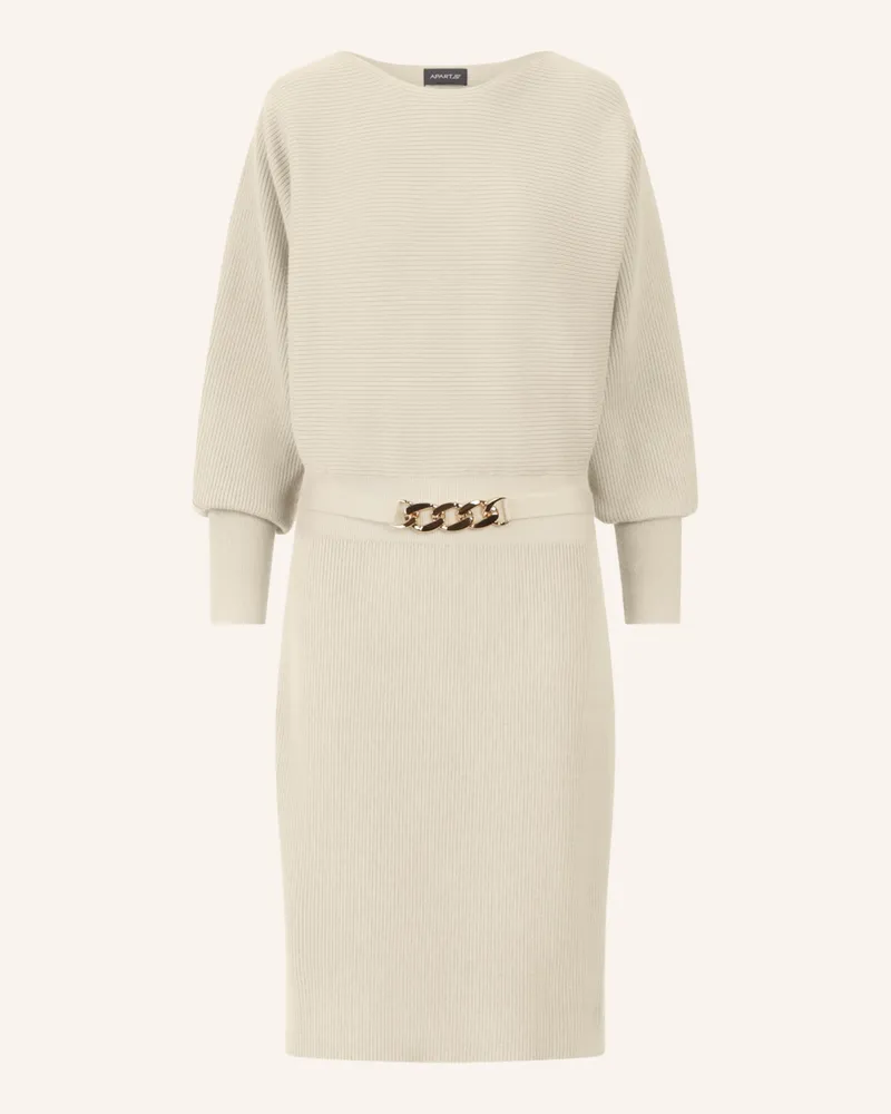Apart Strickkleid weiss Creme