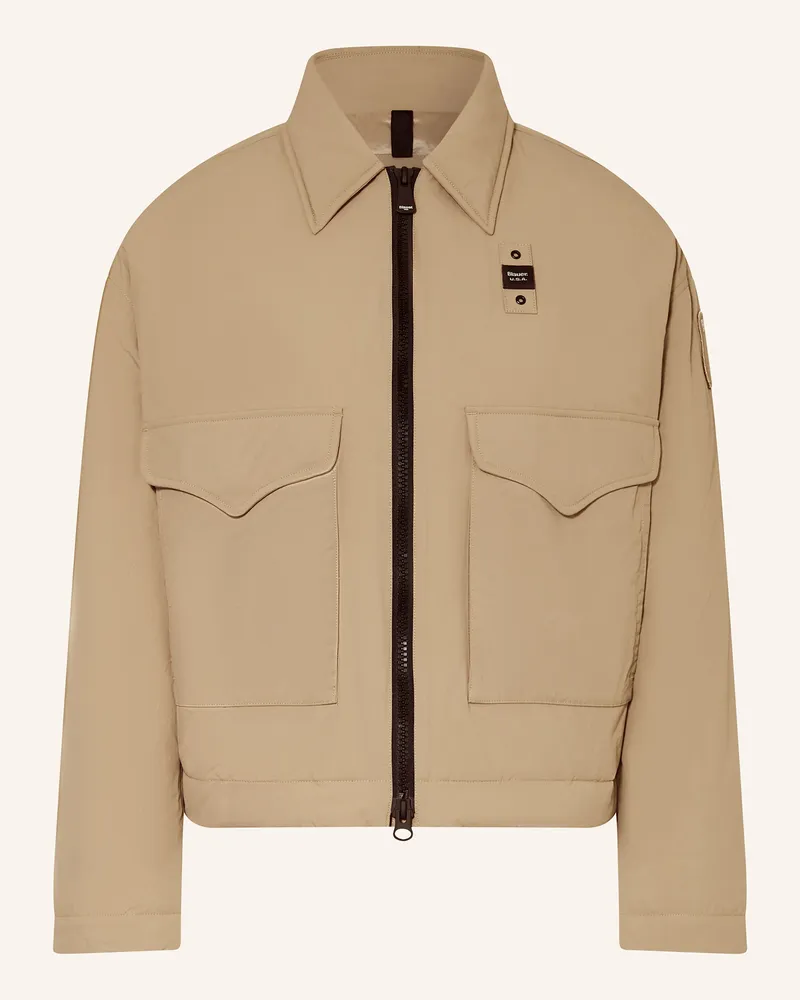 Blauer Blouson CLARENCE Beige
