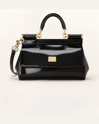 Dolce & Gabbana Umhängetasche SICILY MINI Schwarz