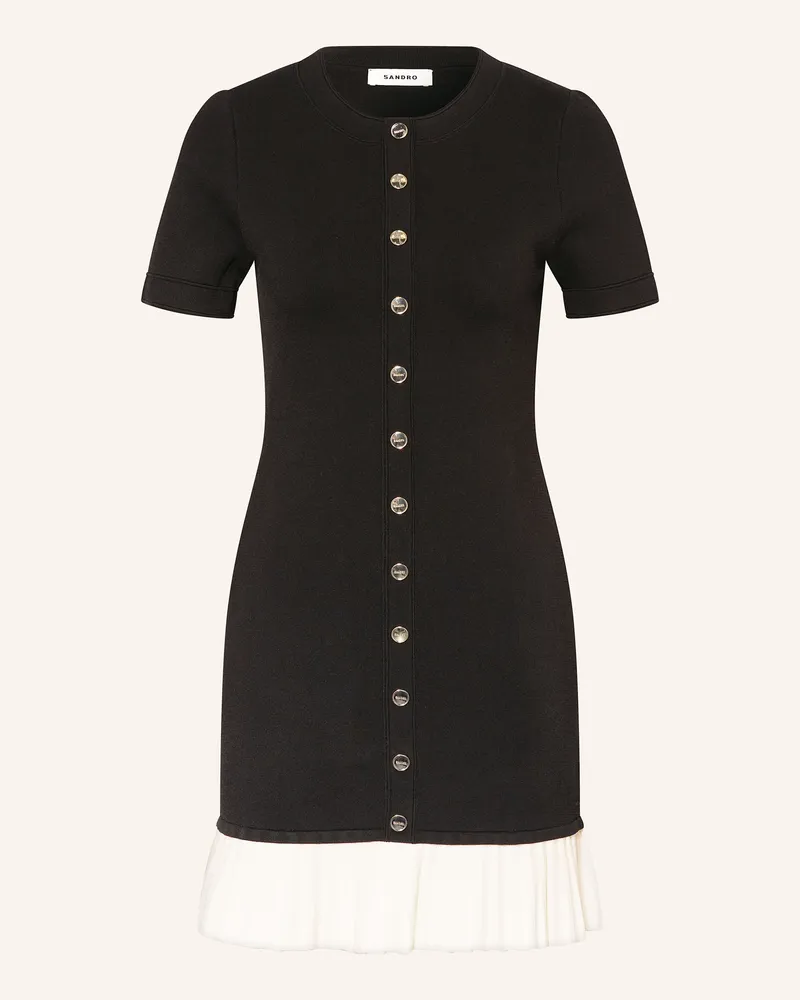 Sandro Kleid schwarz Schwarz