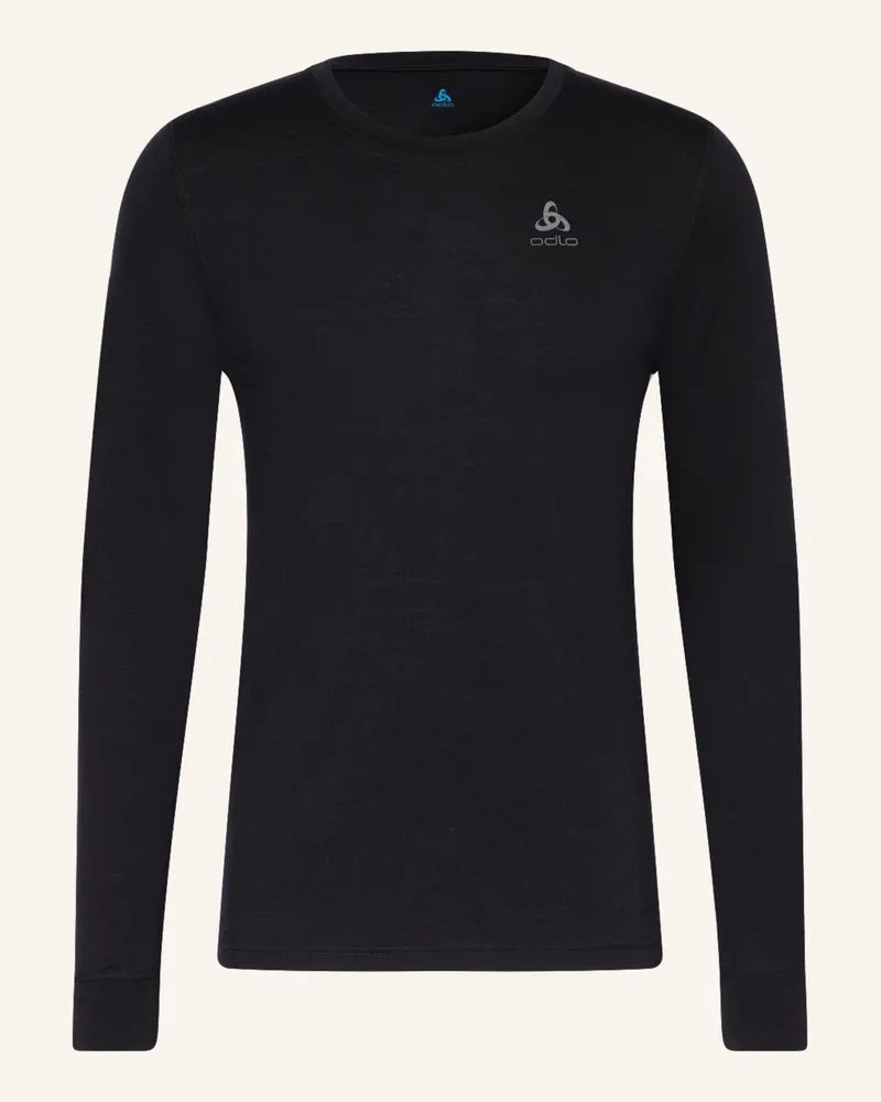 Odlo Funktionswäsche-Shirt Active Warm Eco schwarz Schwarz
