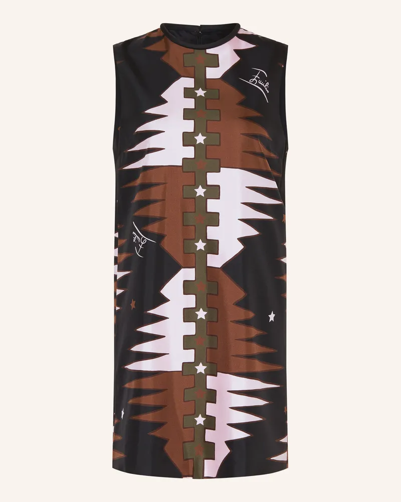 Emilio Pucci Seidenkleid gruen Dunkelbraun