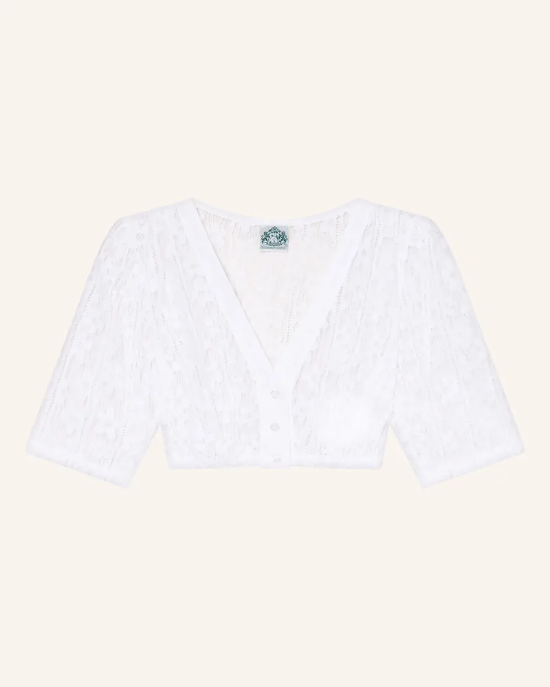 Hammerschmid Dirndlbluse Anina Aus Spitze weiss Weiss
