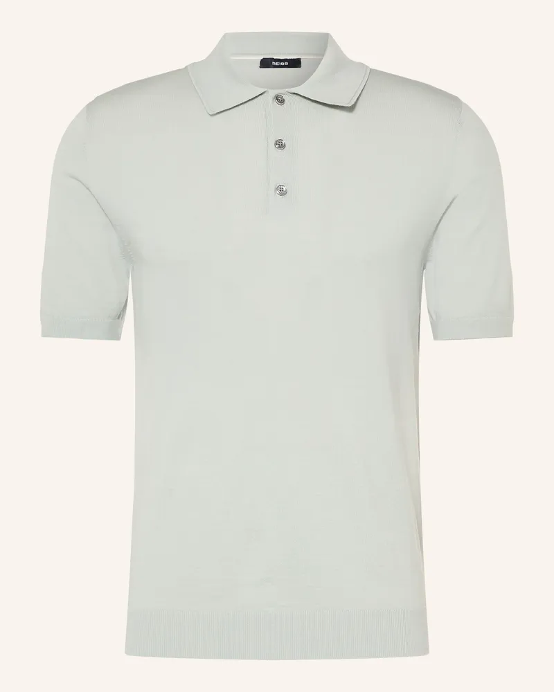 Reiss Strick-Poloshirt Manor gruen Mint