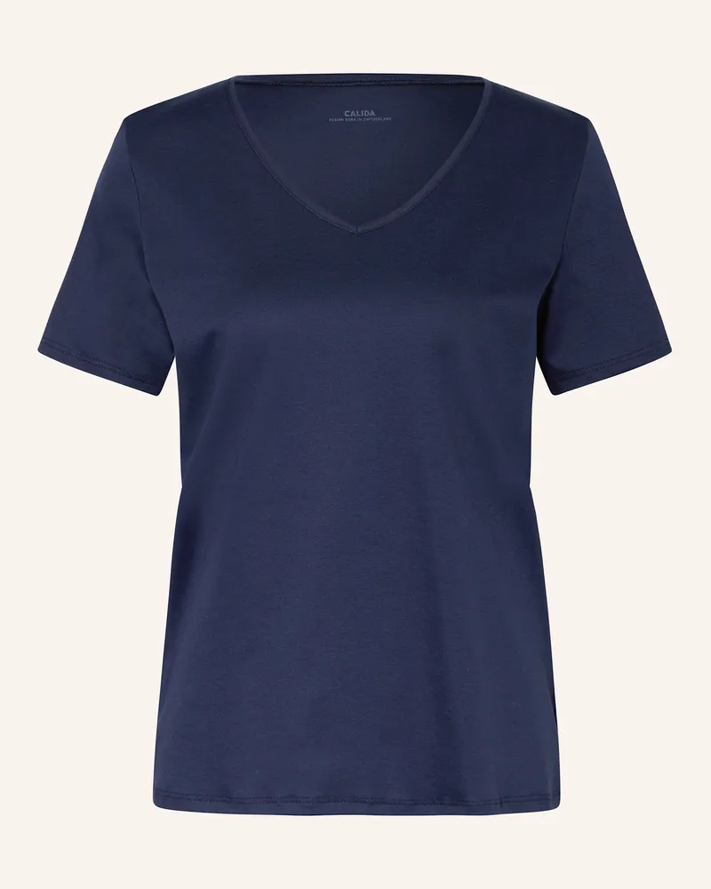 Calida Schlafshirt Favourites Sleep blau Dunkelblau
