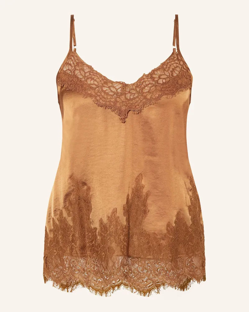 Oui  Satintop braun Cognac