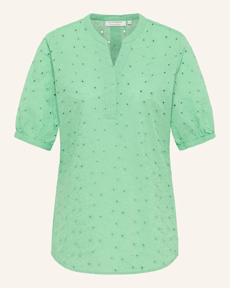 Eterna Bluse REGULAR FIT Grün
