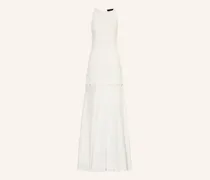 Strickkleid Mit Glitzergarn weiss