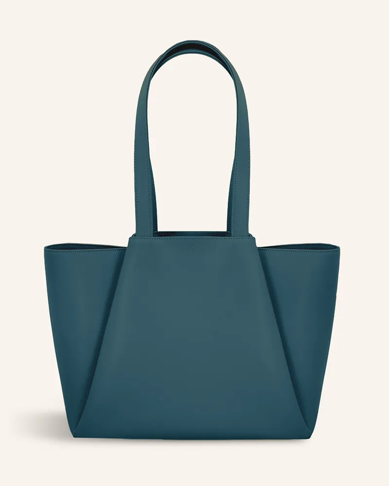 KAAI Schultertasche MIDI PYRAMID Petrol