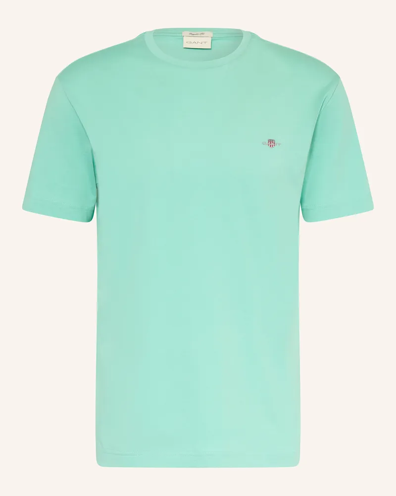 Gant T-Shirt blau Türkis