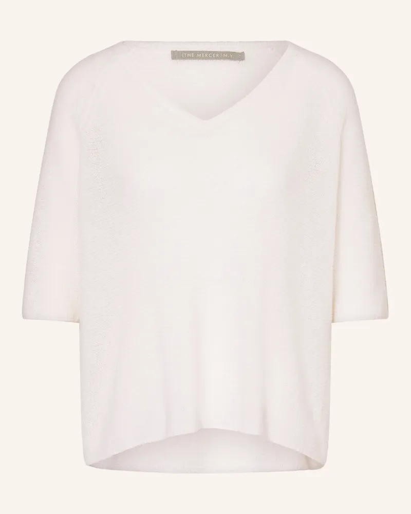 (THE MERCER) N.Y. Pullover mit Cashmere und 3/4-Arm Creme