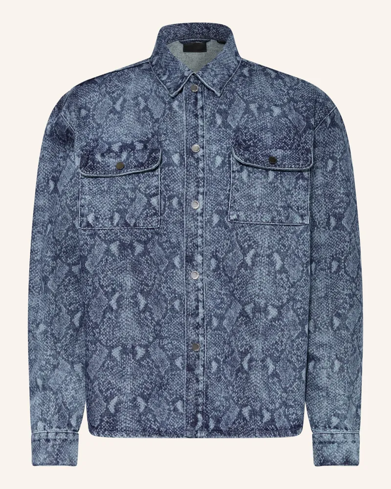 Daily Paper Jeans-Overjacket Snake Laser Rahul blau Blau