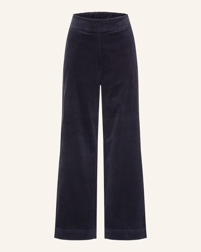 Marc O'Polo Marlenehose Aus Cord blau Dunkelblau