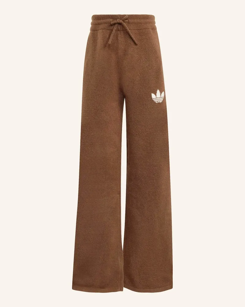adidas Strickhose Im Jogging-Stil braun Braun