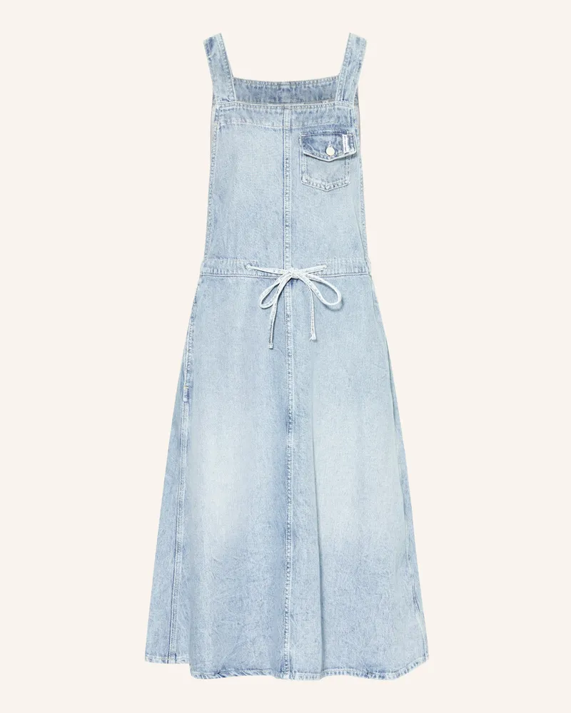 Marc O'Polo Jeans-Latzkleid Hellblau