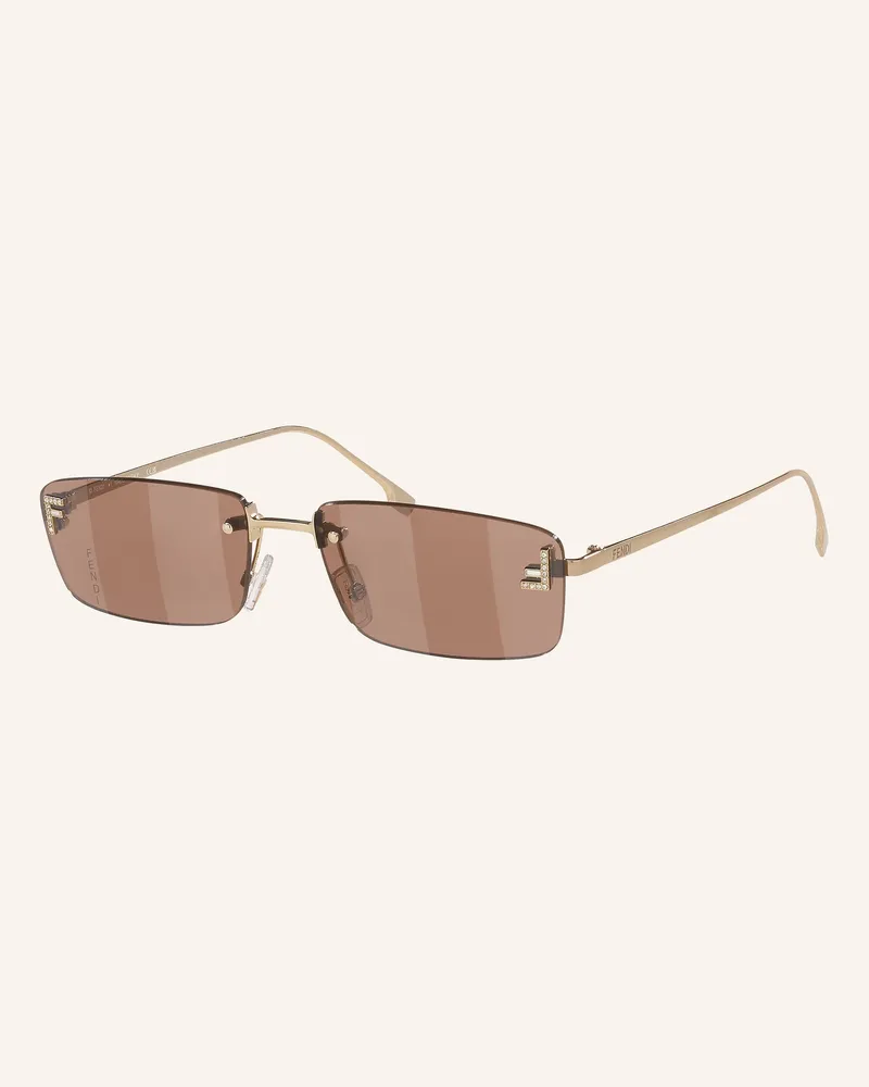 Fendi Sonnenbrille fn000822 gelb Gold