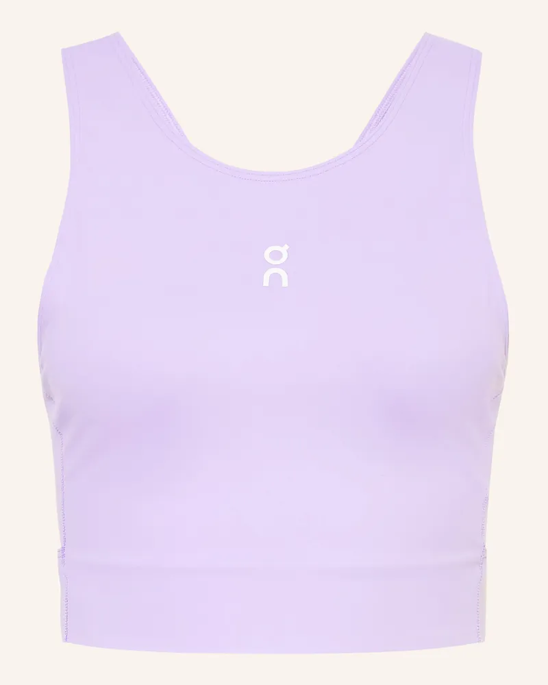 ON Cropped-Top Court Mit Cut-Outs lila Helllila