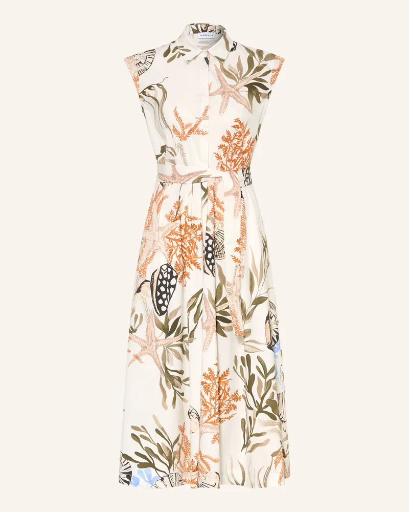 MARELLA Hemdblusenkleid weiss Creme