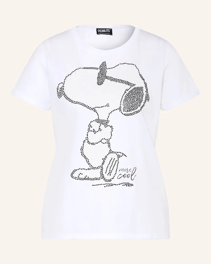 Princess goes Hollywood T-Shirt SNOOPY mit Schmucksteinen Weiss