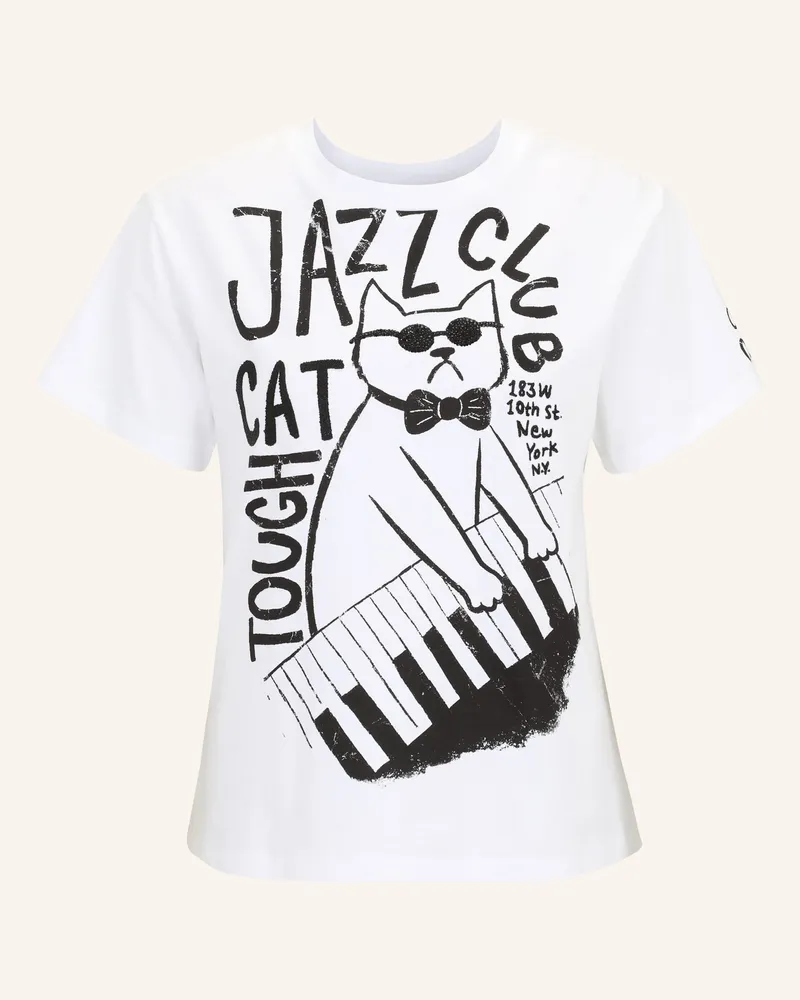 Princess goes Hollywood T-Shirt mit Schmucksteinen Weiss