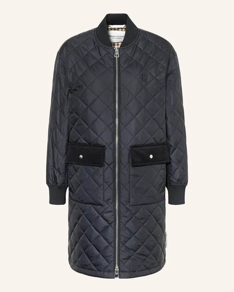 Marc O'Polo Steppmantel blau Dunkelblau