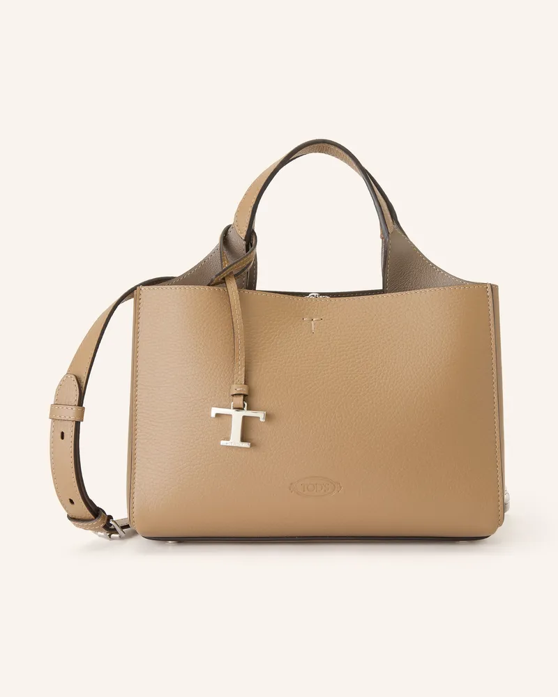 TOD'S Handtasche braun Beige
