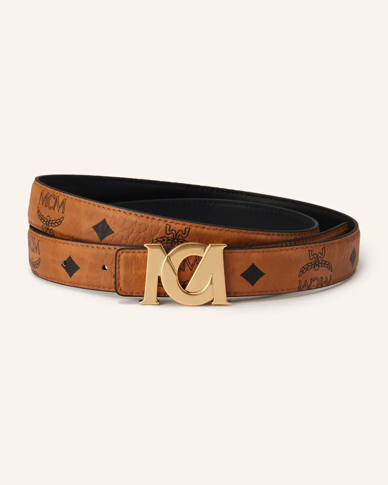 MCM Gürtel M-ART Cognac