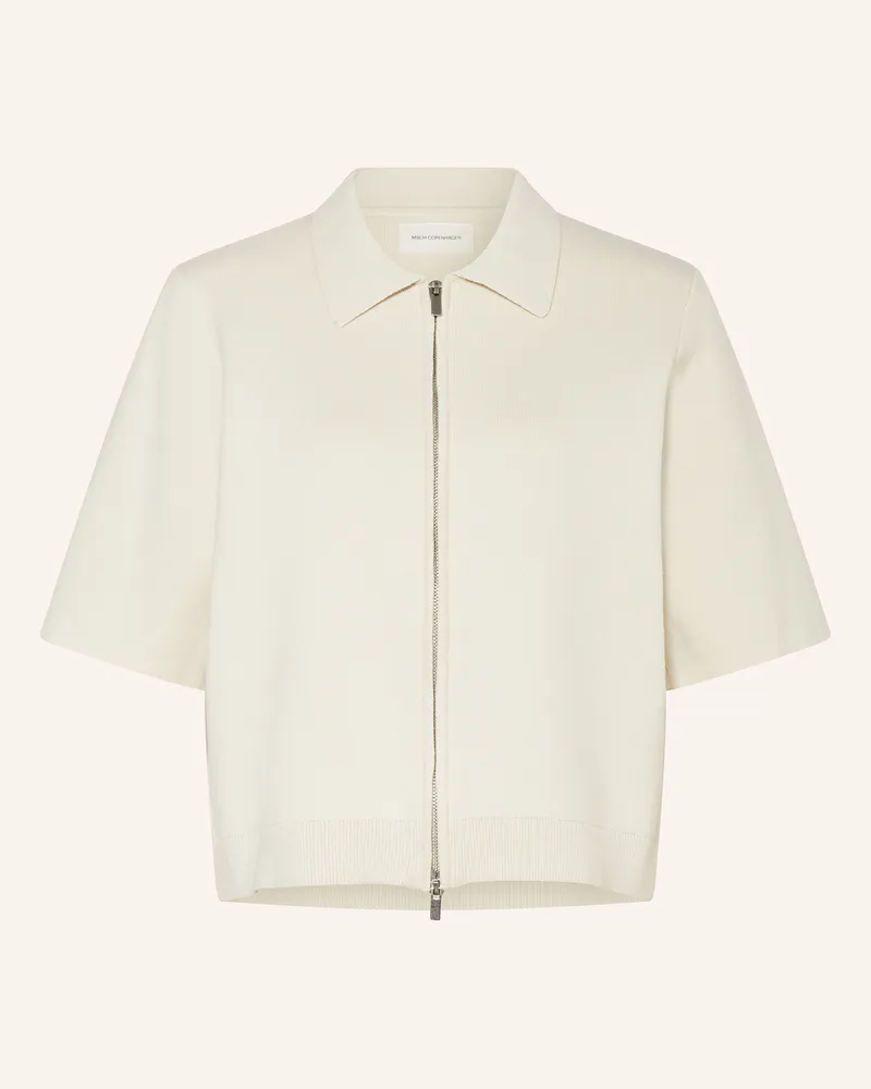 MOSS COPENHAGEN Strickjacke MSCHTRINITY Creme