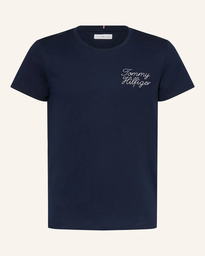 Tommy Hilfiger T-Shirt blau Dunkelblau