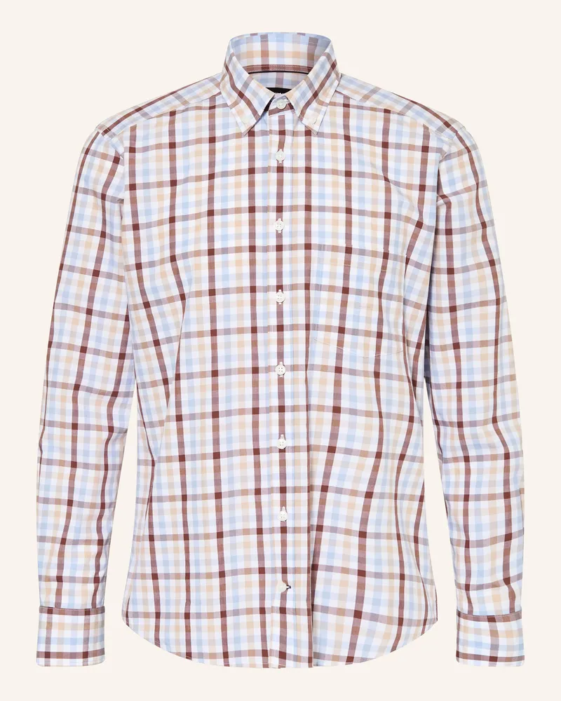 Strokesman's Hemd Regular Fit beige Weiss