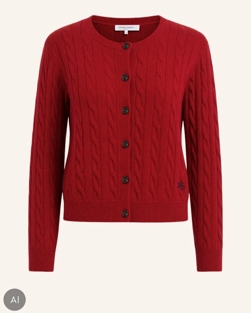 Gerard Darel Strickjacke Raiza rot Rot