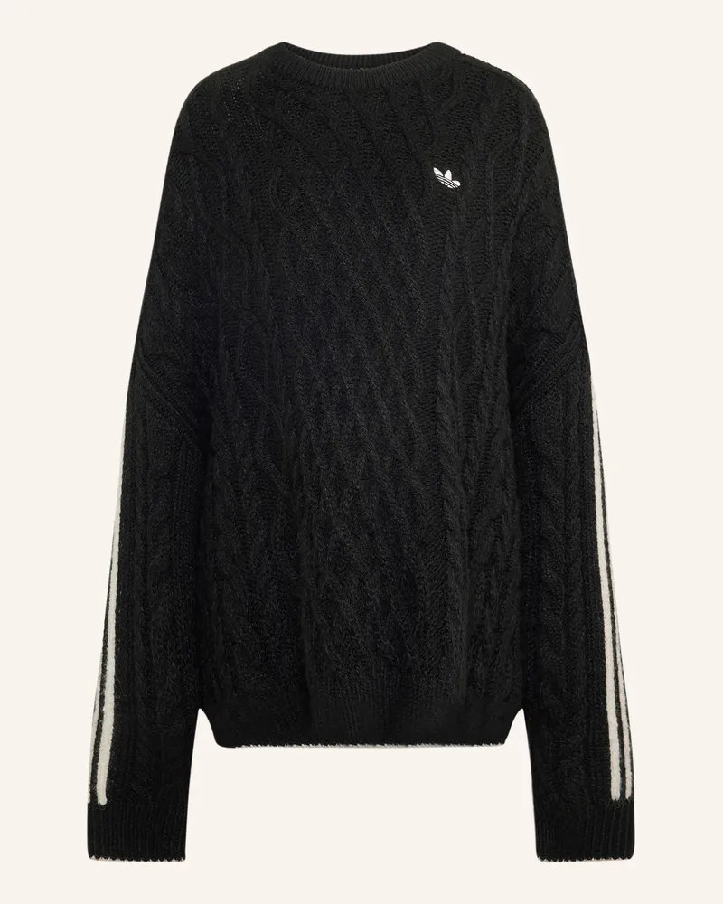 adidas Pullover Cableknit schwarz Schwarz
