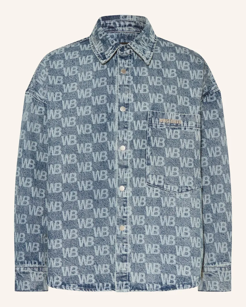 WRSTBHVR Jeans-Overshirt LARGO Blau