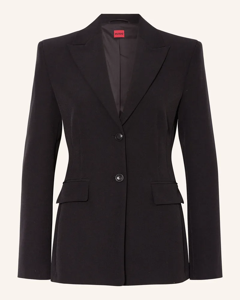 HUGO BOSS Blazer Asmalla schwarz Schwarz