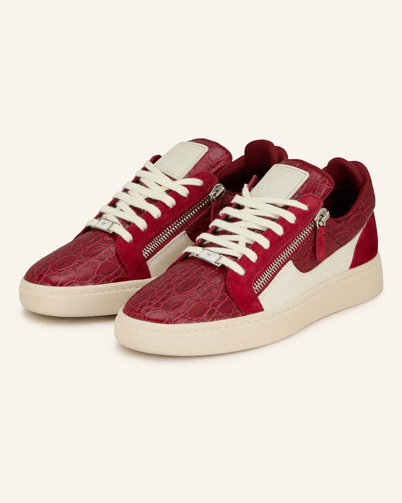 Giuseppe Zanotti Sneaker Morpheus rot Dunkelrot