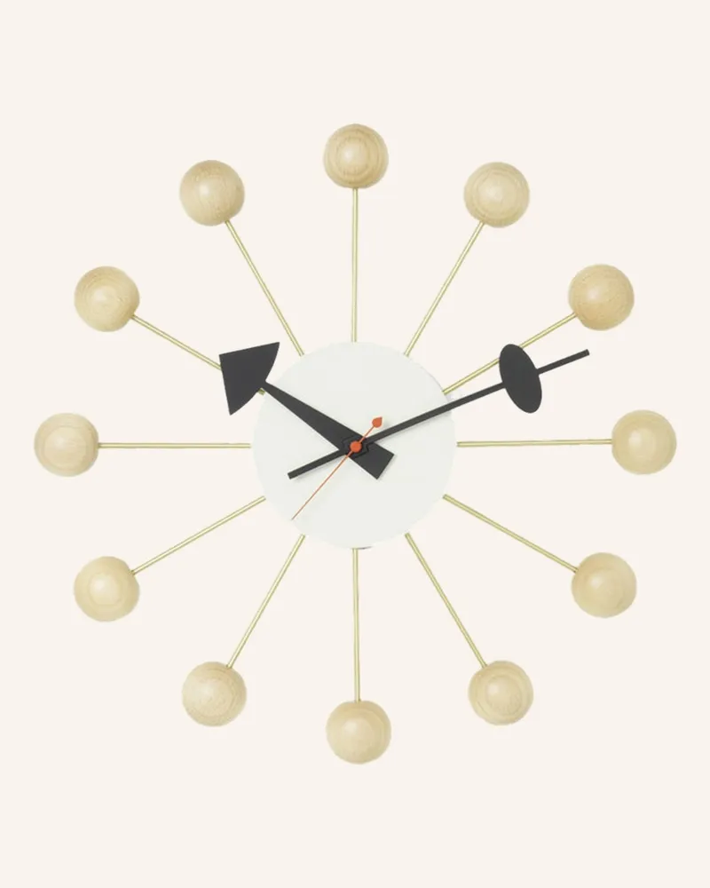 Vitra Wanduhr Ball Clock beige Beige