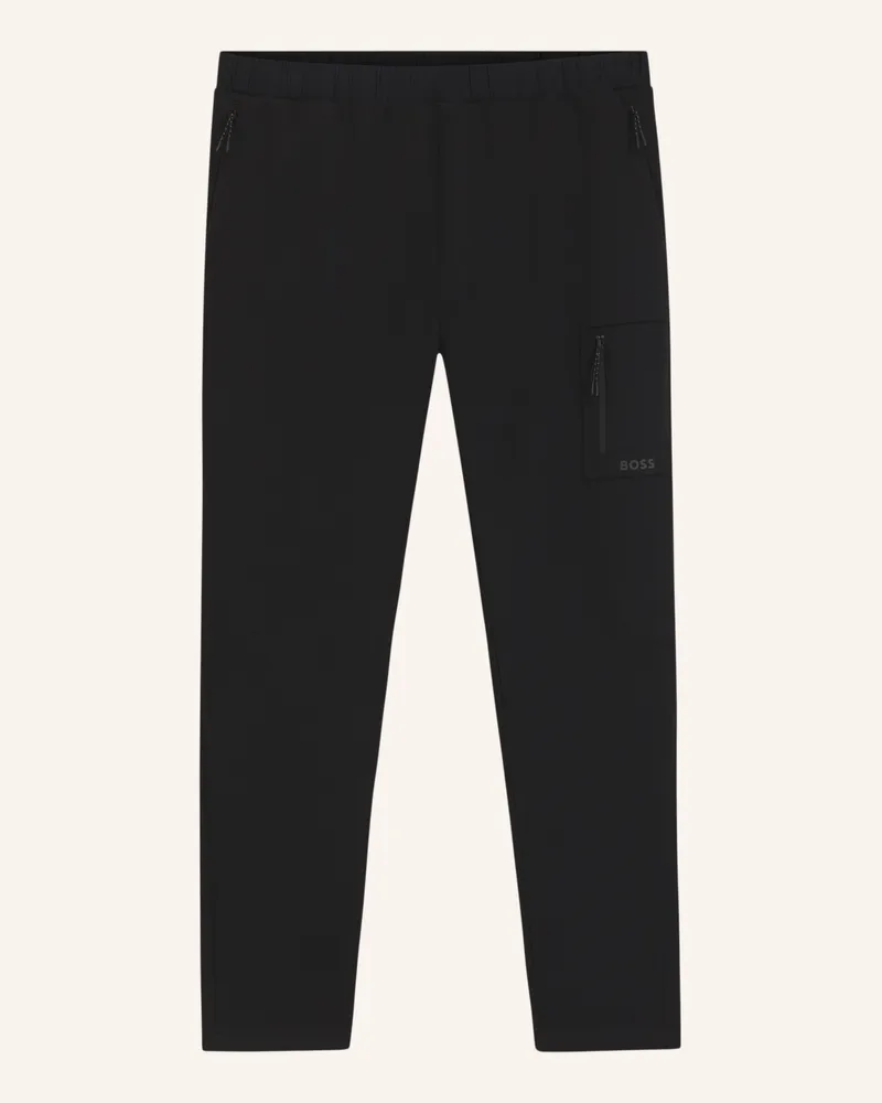HUGO BOSS Casual Hose PANTS URBAN TECH Regular Fit Schwarz
