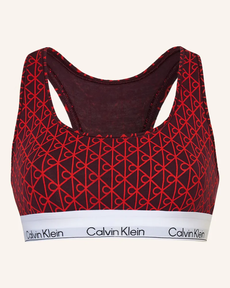Calvin Klein Bustier ICON COTTON MODAL Dunkellila