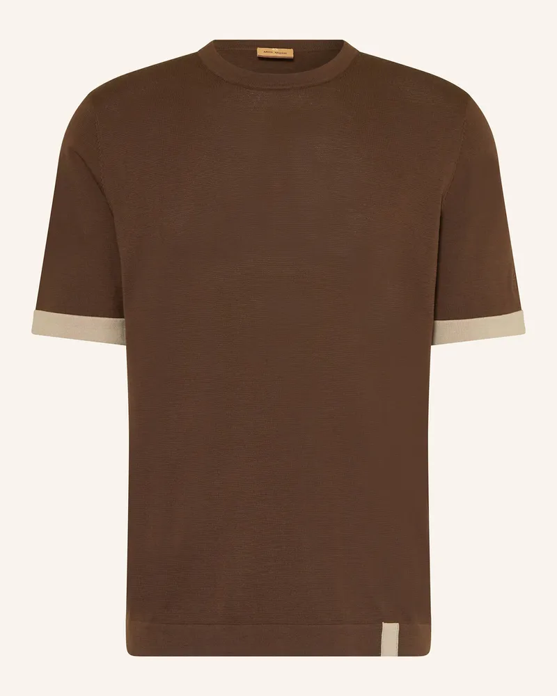 Mos Mosh Strickshirt MMGJUSTIN Dunkelbraun