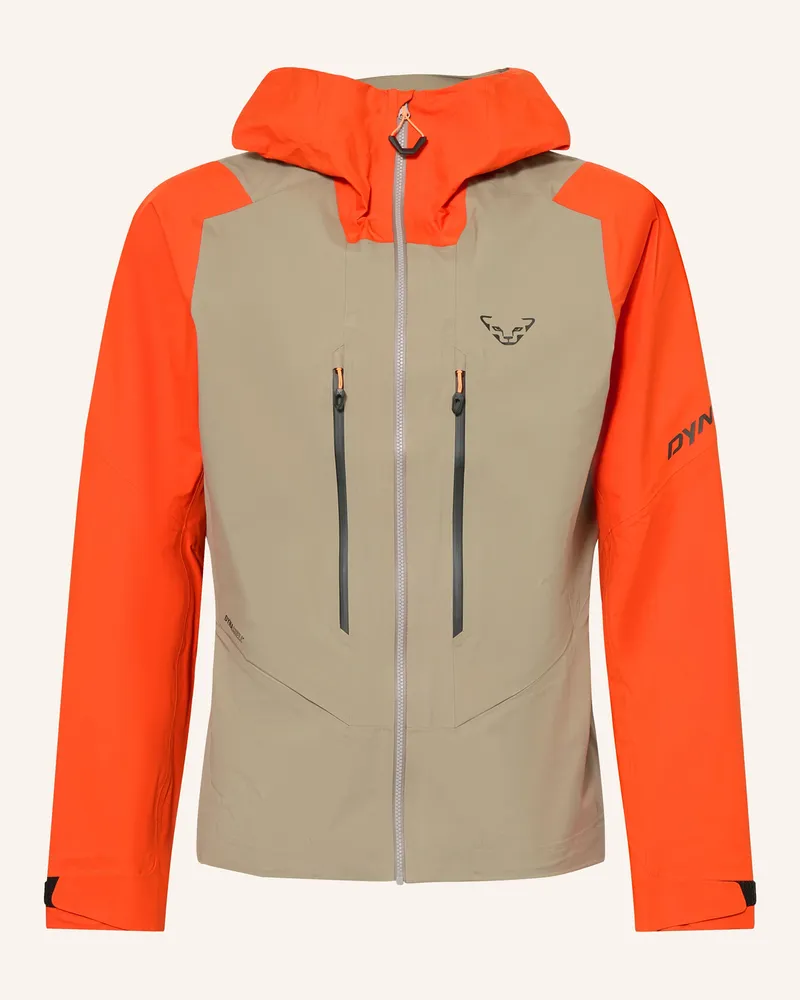 Dynafit Hardshell-Jacke Blacklight 3l orange Taupe