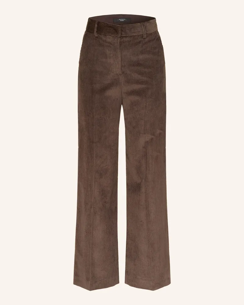 Max Mara Cordhose TANIA Dunkelbraun