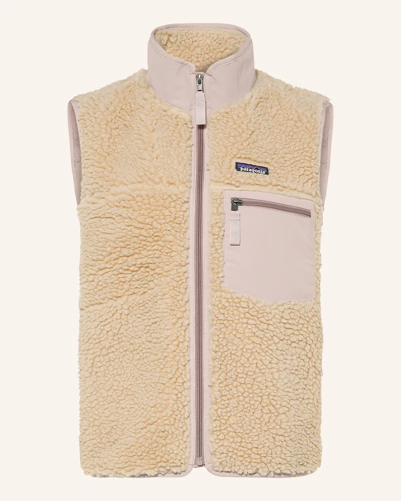 Patagonia Fleeceweste Classic Retro-X beige Beige